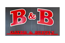Logo for B&B Gates and Supply
