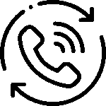 Missed call text-back service icon representing automated customer callbacks