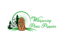 Logo for Whispering Pines puppies